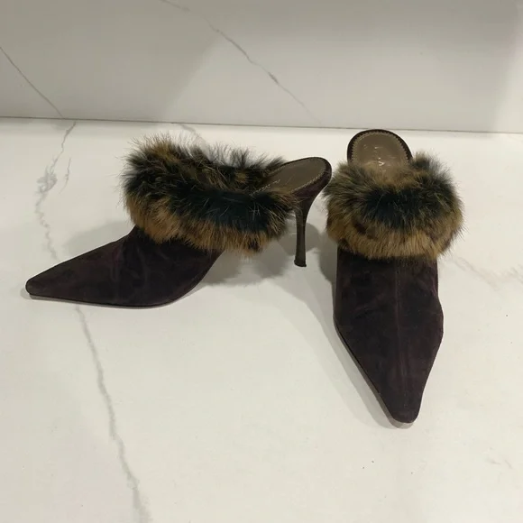 A. Marinelli leather sole brown suede shoes - Picture 1 of 7